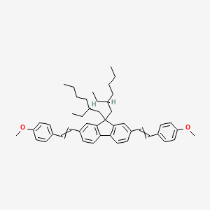 9,9-Bis(2-ethylhexyl)-2,7-bis[2-(4-methoxyphenyl)ethenyl]-9H-fluorene