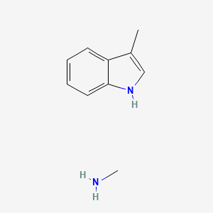 molecular formula C10H14N2 B14188060 methanamine;3-methyl-1H-indole CAS No. 922728-02-7