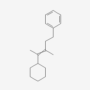 (4-Cyclohexyl-3-methylpent-3-en-1-yl)benzene