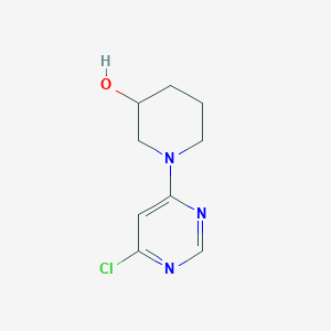 B1418811 1-(6-Chloropyrimidin-4-yl)piperidin-3-ol CAS No. 939986-73-9