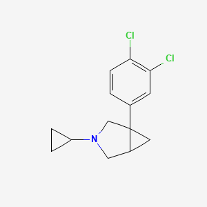 3-Cyclopropyl-1-(3,4-dichlorophenyl)-3-azabicyclo[3.1.0]hexane