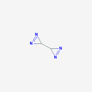 molecular formula C2H2N4 B14188146 3H,3'H-3,3'-Bidiazirene CAS No. 877826-21-6