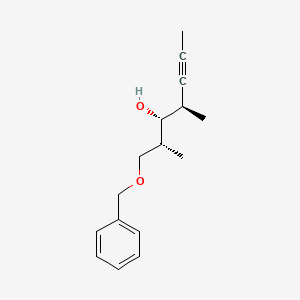 (2R,3R,4R)-1-(Benzyloxy)-2,4-dimethylhept-5-yn-3-ol