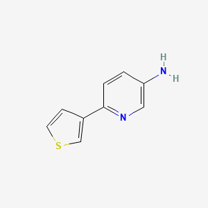 molecular formula C9H8N2S B1418817 6-(噻吩-3-基)吡啶-3-胺 CAS No. 1159815-63-0