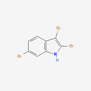 molecular formula C8H4Br3N B14188170 2,3,6-tribromo-1H-indole CAS No. 918530-08-2