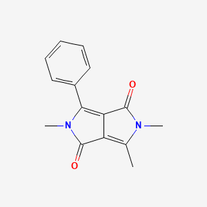 2,3,5-Trimethyl-6-phenyl-2,5-dihydropyrrolo[3,4-c]pyrrole-1,4-dione