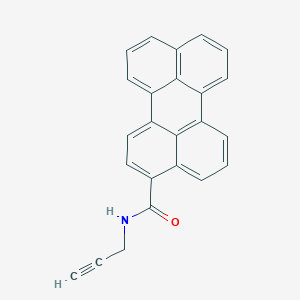 molecular formula C24H15NO B14188203 N-(Prop-2-YN-1-YL)perylene-3-carboxamide CAS No. 918438-07-0