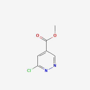 molecular formula C6H5ClN2O2 B1418824 Methyl 6-chloropyridazine-4-carboxylate CAS No. 1093860-48-0