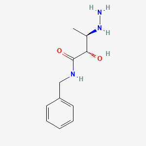 (2S,3R)-N-Benzyl-3-hydrazinyl-2-hydroxybutanamide