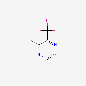 molecular formula C6H5F3N2 B1418827 2-Methyl-3-(trifluoromethyl)pyrazine CAS No. 1204295-56-6