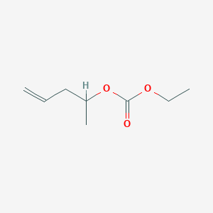 molecular formula C8H14O3 B14188270 Carbonic acid, ethyl 1-methyl-3-butenyl ester CAS No. 849820-21-9