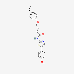 N-[5-(4-Ethoxyphenyl)-1,3-thiazol-2-yl]-4-(4-ethylphenoxy)butanamide