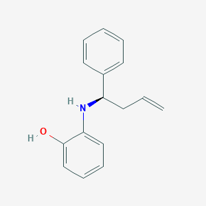 2-{[(1R)-1-Phenylbut-3-en-1-yl]amino}phenol