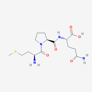 molecular formula C15H26N4O5S B14188321 L-Methionyl-L-prolyl-L-glutamine CAS No. 850474-17-8