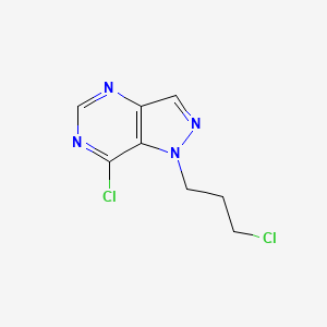 7-Chloro-1-(3-chloropropyl)-1H-pyrazolo[4,3-d]pyrimidine