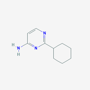 molecular formula C10H15N3 B1418835 2-Cyclohexylpyrimidin-4-amine CAS No. 1159816-79-1