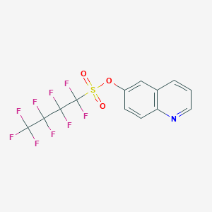 Quinolin-6-yl nonafluorobutane-1-sulfonate