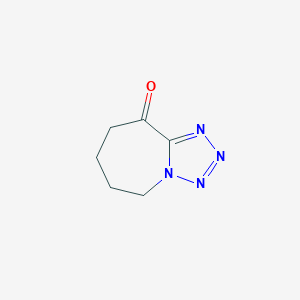 molecular formula C6H8N4O B14188386 5,6,7,8-Tetrahydro-9H-tetrazolo[1,5-a]azepin-9-one CAS No. 926290-87-1