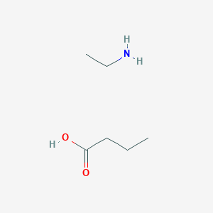 Butanoic acid--ethanamine (1/1)