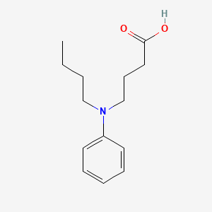 molecular formula C14H21NO2 B14188397 4-[Butyl(phenyl)amino]butanoic acid CAS No. 853908-43-7