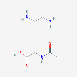 molecular formula C6H15N3O3 B14188414 2-Acetamidoacetic acid;ethane-1,2-diamine CAS No. 850352-79-3