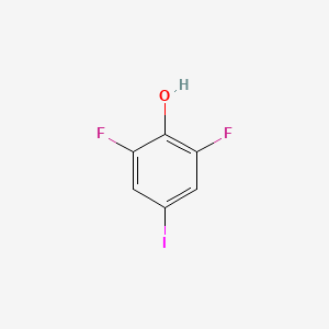 molecular formula C6H3F2IO B1418842 2,6-Difluoro-4-iodophenol CAS No. 950858-06-7