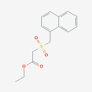 Ethyl [(naphthalen-1-yl)methanesulfonyl]acetate