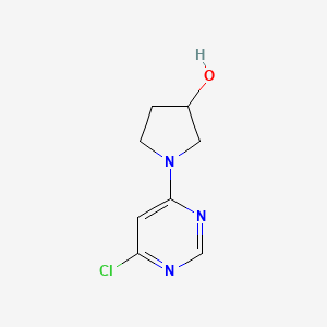 molecular formula C8H10ClN3O B1418845 1-(6-Chloropyrimidin-4-yl)pyrrolidin-3-ol CAS No. 959240-48-3