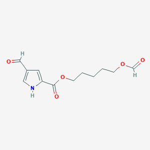 5-(Formyloxy)pentyl 4-formyl-1H-pyrrole-2-carboxylate