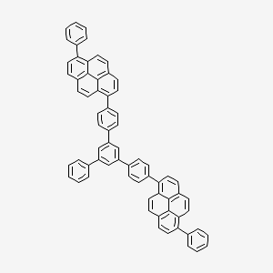 1-Phenyl-6-[4-[3-phenyl-5-[4-(6-phenylpyren-1-yl)phenyl]phenyl]phenyl]pyrene