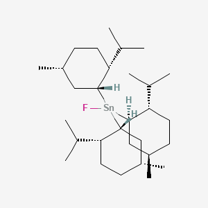 fluoro-bis[(1R,2S,5R)-5-methyl-2-propan-2-ylcyclohexyl]-[(1R,2R,5R)-5-methyl-2-propan-2-ylcyclohexyl]stannane