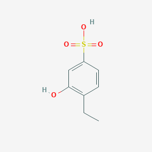 molecular formula C8H10O4S B14188515 4-Ethyl-3-hydroxybenzene-1-sulfonic acid CAS No. 873838-52-9