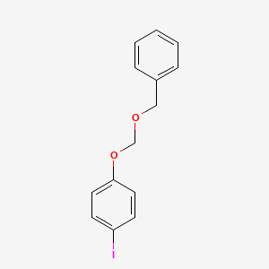 molecular formula C14H13IO2 B14188526 1-[(Benzyloxy)methoxy]-4-iodobenzene CAS No. 920489-99-2