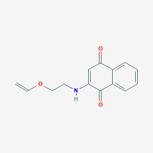 2-{[2-(Ethenyloxy)ethyl]amino}naphthalene-1,4-dione