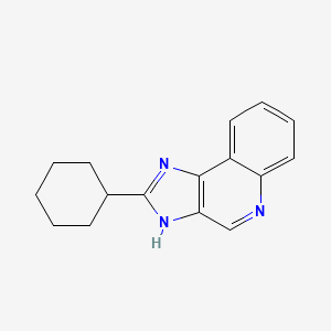 1H-Imidazo[4,5-c]quinoline, 2-cyclohexyl-