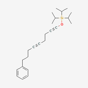 [(9-Phenylnona-1,5-diyn-1-yl)oxy]tri(propan-2-yl)silane