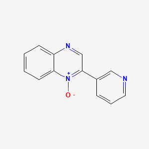 molecular formula C13H9N3O B14188570 1-Oxo-2-(pyridin-3-yl)-1lambda~5~-quinoxaline CAS No. 922525-13-1