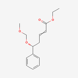 ethyl (5R)-5-(methoxymethoxy)-5-phenylpent-2-enoate