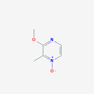 molecular formula C6H8N2O2 B14188590 3-Methoxy-2-methyl-1-oxo-1lambda~5~-pyrazine CAS No. 872966-99-9