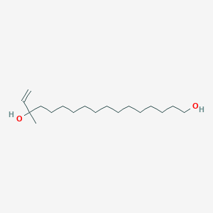 molecular formula C18H36O2 B14188603 15-Methylheptadec-16-ene-1,15-diol CAS No. 918876-21-8