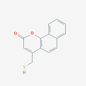 2H-Naphtho[1,2-b]pyran-2-one, 4-(mercaptomethyl)-