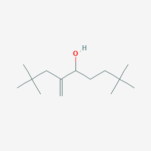 molecular formula C14H28O B14188635 2,2,8,8-Tetramethyl-4-methylidenenonan-5-ol CAS No. 878027-06-6