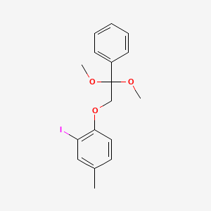 1-(2,2-Dimethoxy-2-phenylethoxy)-2-iodo-4-methylbenzene