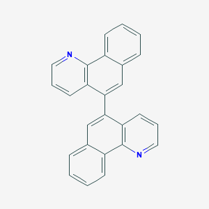 molecular formula C26H16N2 B14188655 5,5'-Bibenzo[h]quinoline CAS No. 920969-08-0