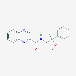 molecular formula C19H19N3O2 B14188694 N-(2-methoxy-2-phenylpropyl)quinoxaline-2-carboxamide CAS No. 923599-98-8