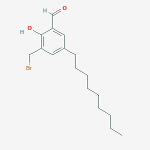 3-(Bromomethyl)-2-hydroxy-5-nonylbenzaldehyde