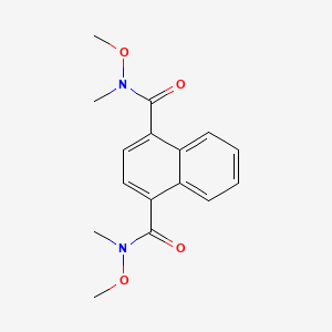 N~1~,N~4~-Dimethoxy-N~1~,N~4~-dimethylnaphthalene-1,4-dicarboxamide