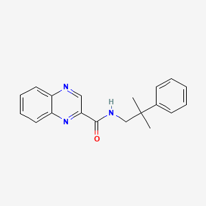 molecular formula C19H19N3O B14188743 N-(2-methyl-2-phenylpropyl)quinoxaline-2-carboxamide CAS No. 923599-96-6