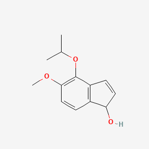 1H-Inden-1-ol, 5-methoxy-4-(1-methylethoxy)-