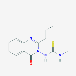 N-(2-Butyl-4-oxoquinazolin-3(4H)-yl)-N'-methylthiourea